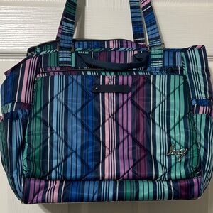 Lug Love Stripe Multi Cabby  Tote Bag